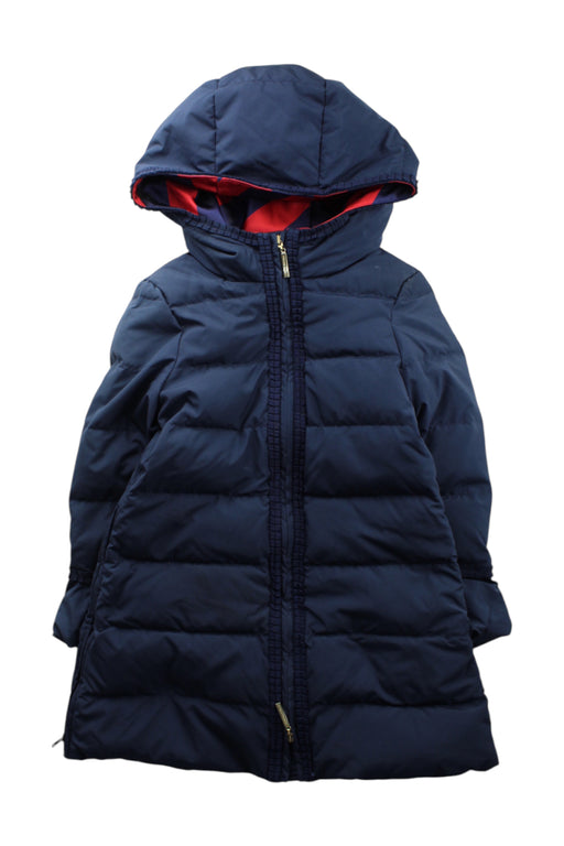 A Navy Puffer/Quilted Coats & Outerwear from Nicholas & Bears in size 6T for girl. (Front View)