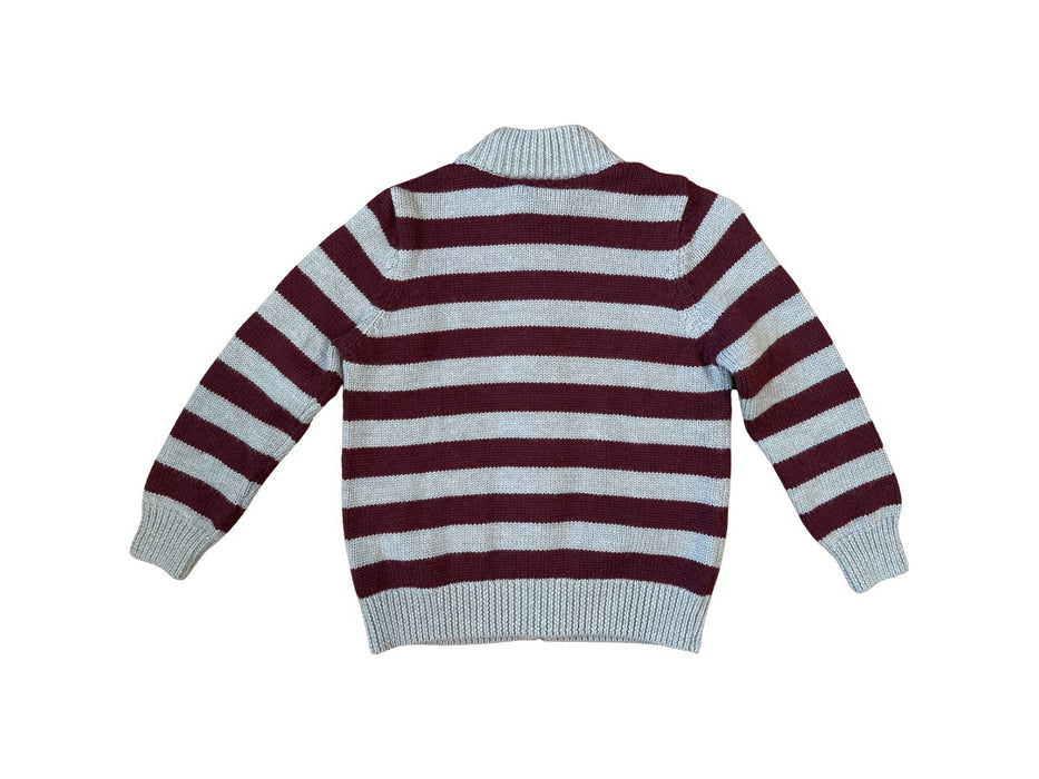 A Burgundy Knit Sweaters from Petit Bateau in size 6T for neutral. (Back View)