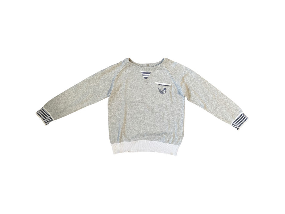 A Grey Knit Sweaters from Armani in size 7Y for neutral. (Front View)