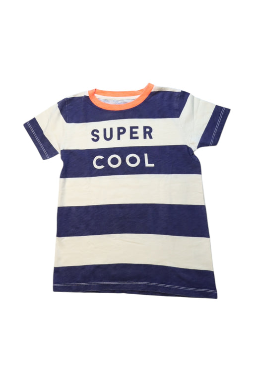 A Navy Short Sleeve T Shirts from Crewcuts in size 6T for boy. (Front View)