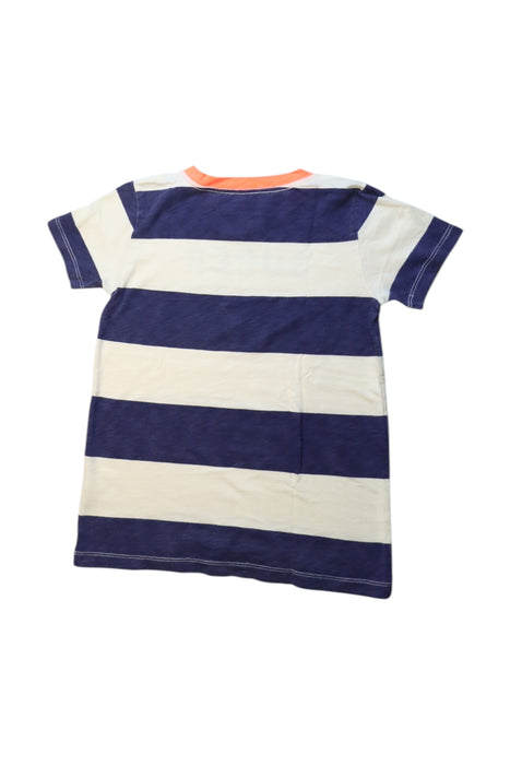 A Navy Short Sleeve T Shirts from Crewcuts in size 6T for boy. (Back View)
