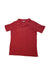 A Red Short Sleeve Polos from City Threads in size 6T for boy. (Front View)