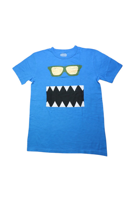 A Blue Short Sleeve T Shirts from Crewcuts in size 14Y for boy. (Front View)