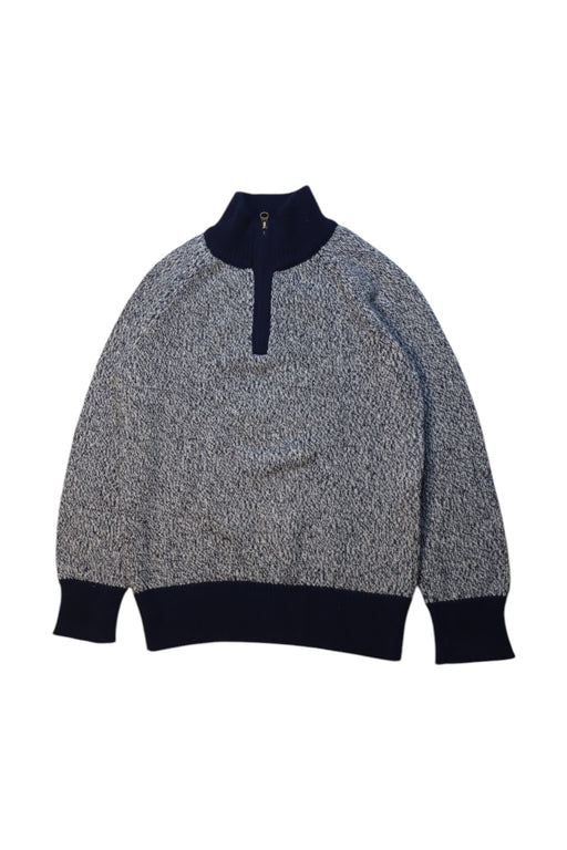 A Grey Long Sleeve Tops from Crewcuts in size 4T for neutral. (Front View)