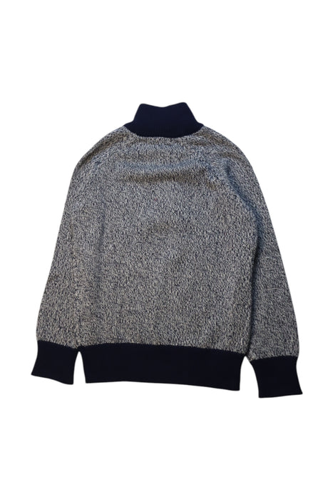 A Grey Long Sleeve Tops from Crewcuts in size 4T for neutral. (Back View)