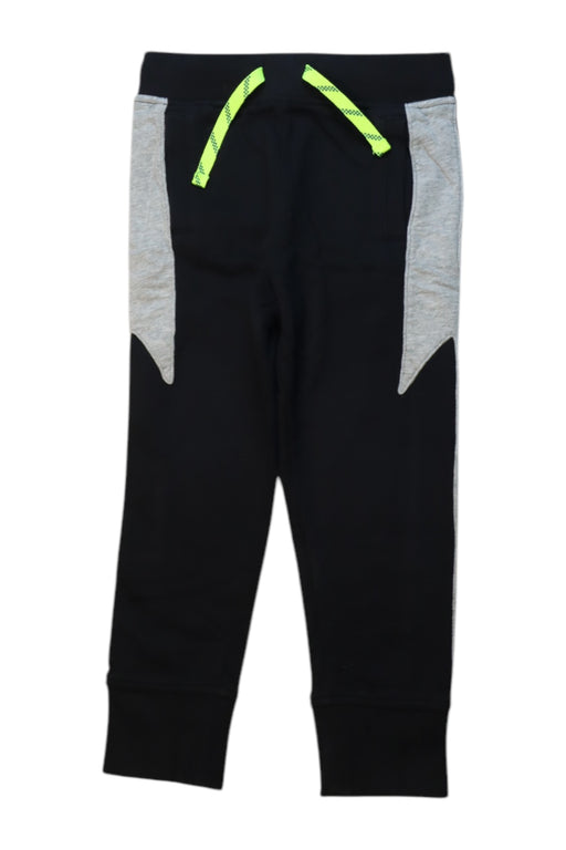 A Black Sweatpants from Crewcuts in size 4T for boy. (Front View)