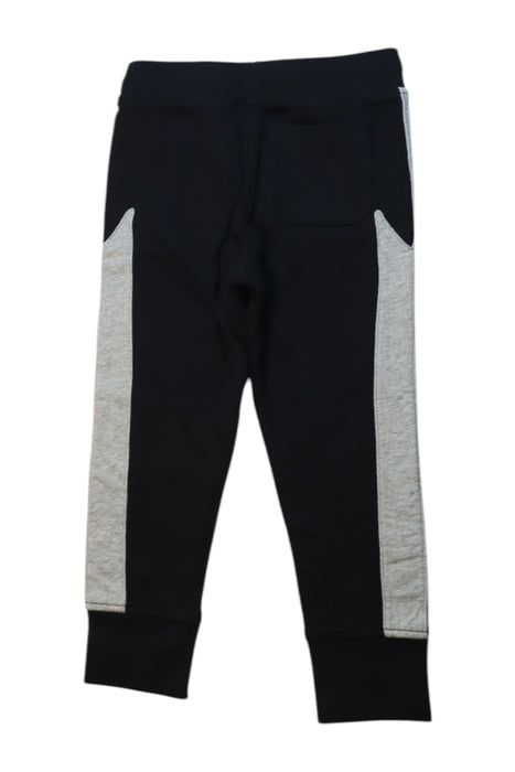 A Black Sweatpants from Crewcuts in size 4T for boy. (Back View)