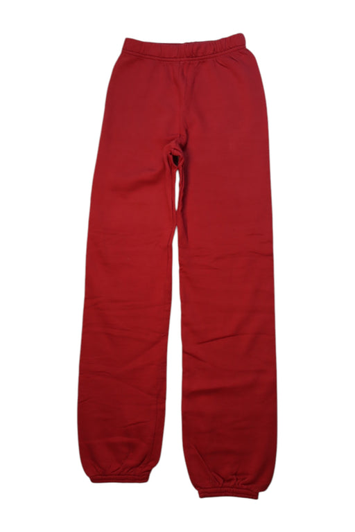 A Red Sweatpants from City Threads in size 7Y for boy. (Front View)