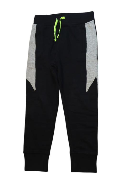 A Black Sweatpants from Crewcuts in size 5T for boy. (Front View)
