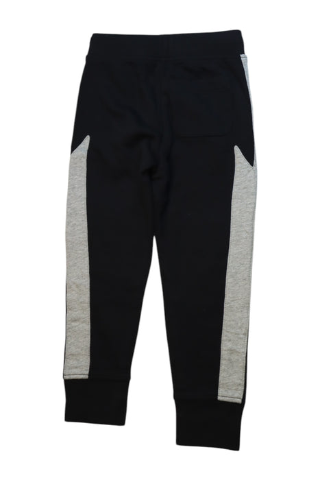 A Black Sweatpants from Crewcuts in size 5T for boy. (Back View)
