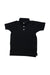 A Black Short Sleeve Polos from Lands' End in size 4T for boy. (Front View)