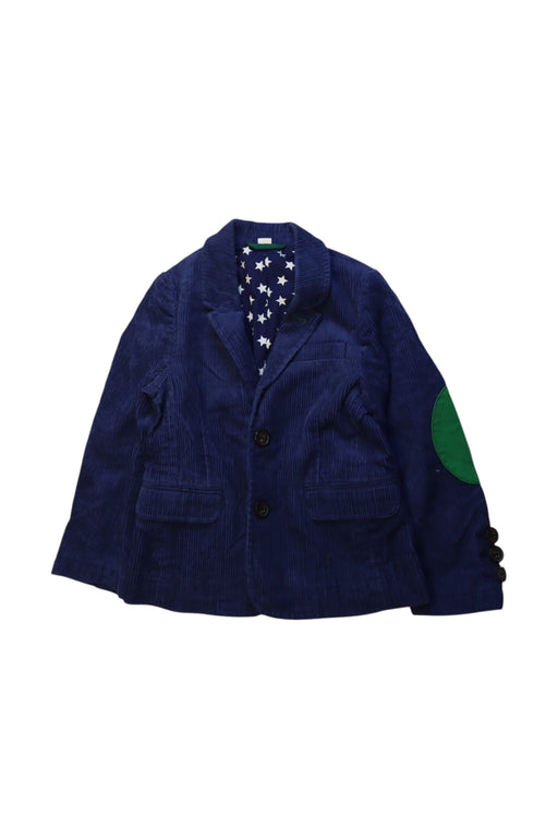 A Navy Blazers from Boden in size 5T for boy. (Front View)