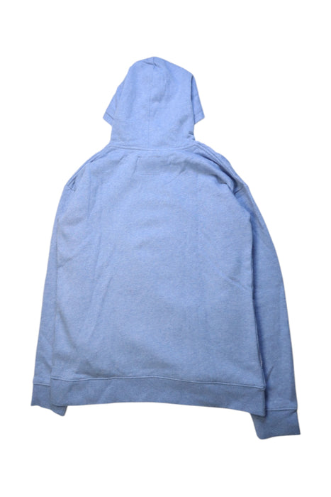 A Blue Hooded Sweatshirts from Boden in size 13Y for boy. (Back View)