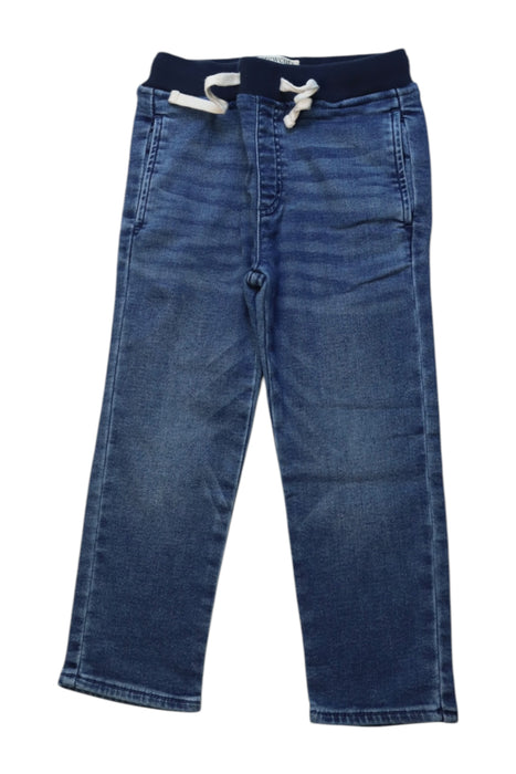 A Blue Jeans from Crewcuts in size 4T for boy. (Front View)