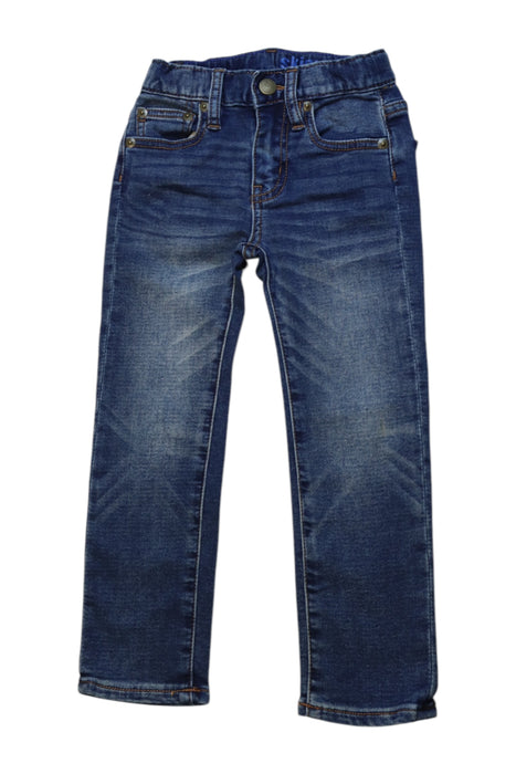 A Blue Jeans from Crewcuts in size 4T for boy. (Front View)