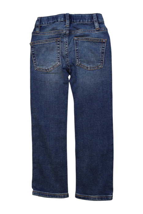 A Blue Jeans from Crewcuts in size 4T for boy. (Back View)