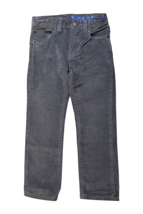 A Grey Corduroy from Crewcuts in size 4T for boy. (Front View)