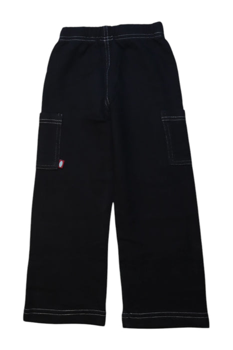 A Black Casual Pants from City Threads in size 4T for boy. (Back View)