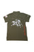A Green Short Sleeve Polos from Shanghai Tang in size 4T for boy. (Back View)