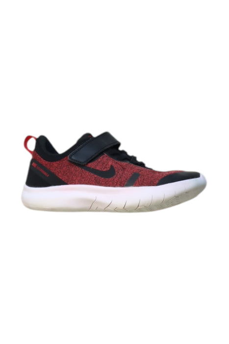 A Red Sneakers from Nike in size 5T for neutral. (Front View)