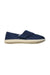 A Navy Slip Ons from Toms in size 5T for neutral. (Front View)