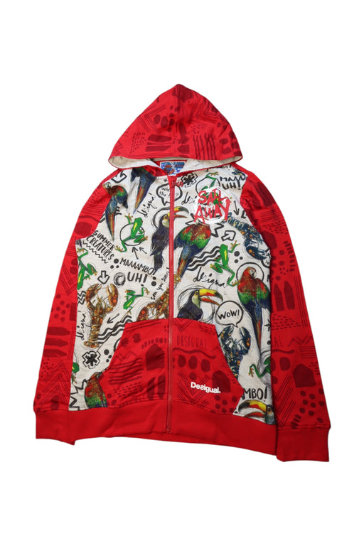 A Multicolour Zippered Sweatshirts from Desigual in size 13Y for boy. (Front View)