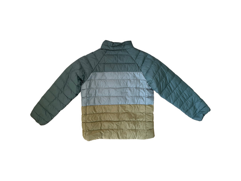 A Green Puffer/Quilted Jackets from Patagonia in size 5T for neutral. (Back View)