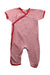 A Red Short Sleeve Rompers from Purebaby in size 6-12M for neutral. (Front View)