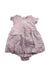 A Pink Sleeveless Rompers from Chickeeduck in size 12-18M for girl. (Back View)