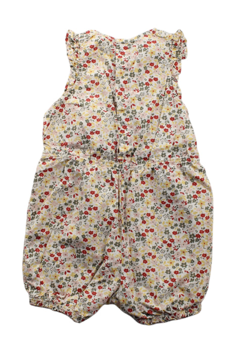 A Multicolour Sleeveless Rompers from Petit Bateau in size 3-6M for neutral. (Back View)