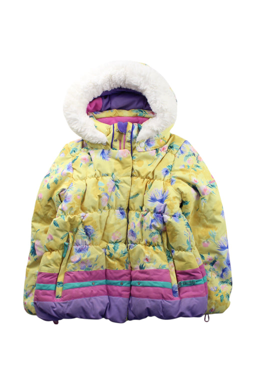 A Multicolour Ski Jackets from Obermeyer in size 6T for girl. (Front View)