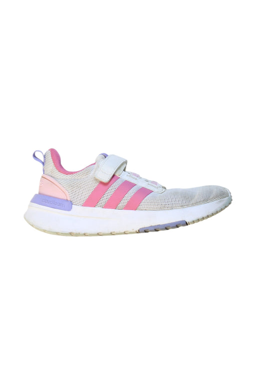 A Multicolour Sneakers from Adidas in size 9Y for girl. (Front View)