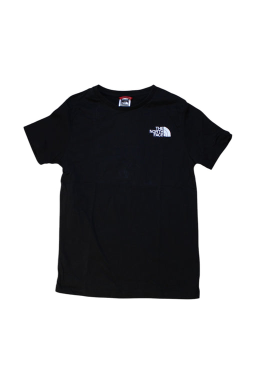 A Black Short Sleeve T Shirts from The North Face in size 10Y for boy. (Front View)