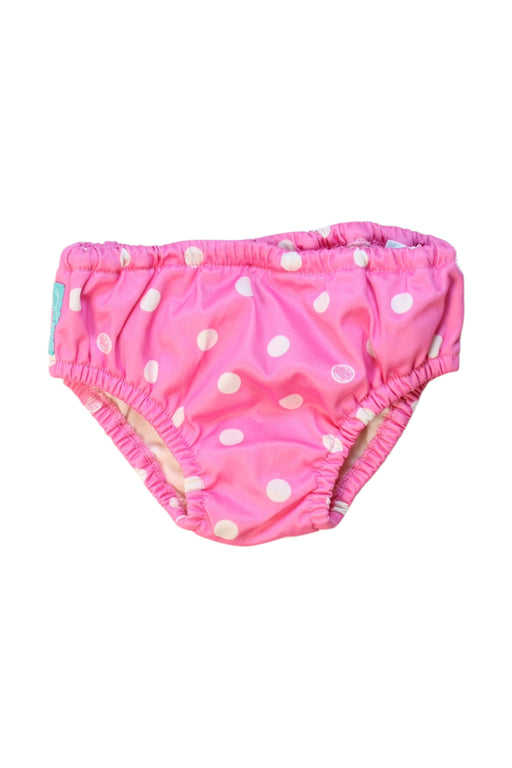 A Pink Swim Diapers from Charlie Banana in size 12-18M for girl. (Front View)