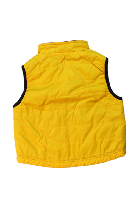 A Yellow Outerwear Vests from Roots in size 2T for boy. (Back View)