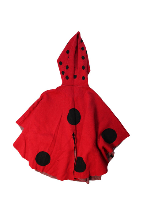 A Red Capes & Ponchos from Stella McCartney in size 6T for girl. (Back View)