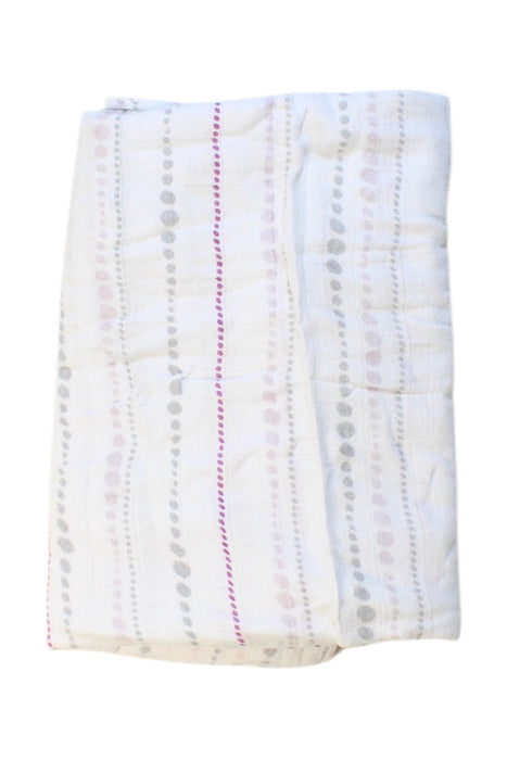 A White Swaddles from Aden & Anais in size O/S for neutral. (Back View)