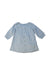 A Blue Long Sleeve Dresses from Jacadi in size 12-18M for girl. (Back View)