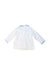A White Long Sleeve Shirts from dulces in size 6-12M for girl. (Back View)