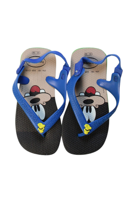 A Multicolour Flip Flops from Havaianas in size 4T for neutral. (Back View)