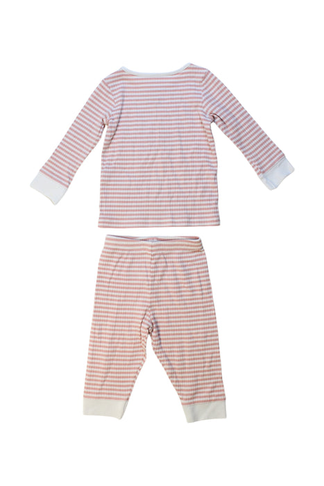 A Pink Pyjama Sets from Mori in size 6-12M for neutral. (Back View)