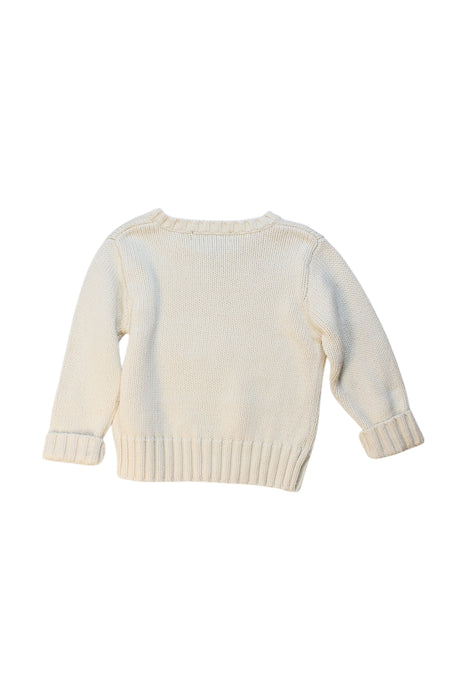 A Ivory Knit Sweaters from Polo Ralph Lauren in size 2T for boy. (Back View)