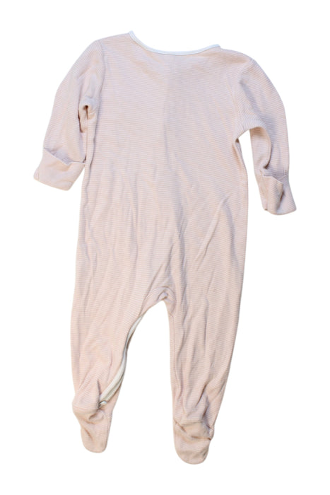 A Peach Onesies from Mori in size 6-12M for neutral. (Back View)