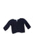 A Navy Cardigans from Petit Bateau in size 3-6M for girl. (Front View)