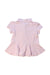 A Pink Short Sleeve Polos from Ralph Lauren in size 6-12M for girl. (Back View)