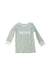 A Green Long Sleeve Tops from Mori in size 6-12M for boy. (Front View)