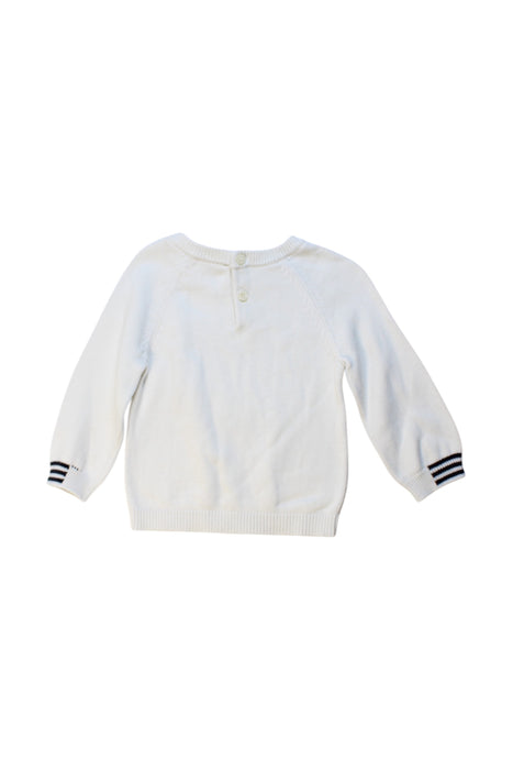 A White Long Sleeve Tops from Jacadi in size 12-18M for boy. (Back View)