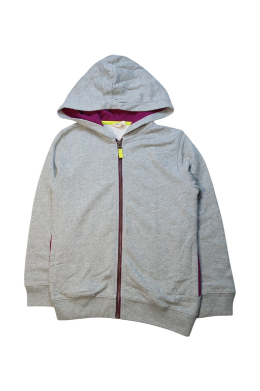 A Grey Zippered Sweatshirts from Boden in size 6T for boy. (Front View)