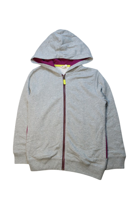 A Grey Zippered Sweatshirts from Boden in size 6T for boy. (Front View)