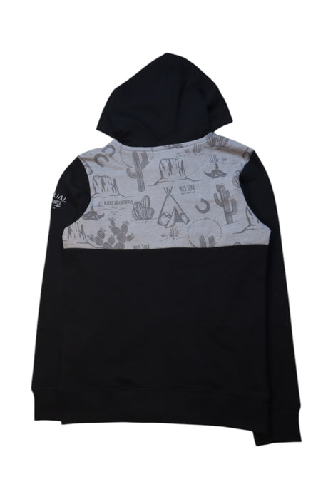 A Black Zippered Sweatshirts from Desigual in size 11Y for boy. (Back View)